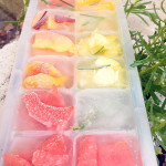 Ledové ovocné kostky – letní osvěžení a výrazná chuť
