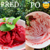 raw zmrzlina lahodnosti